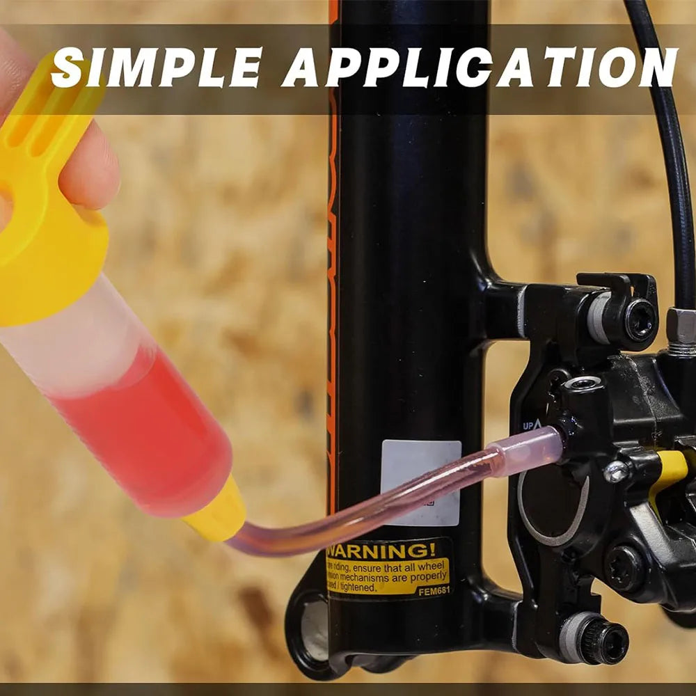 High Performance Bike Brake Mineral Oil - 60Ml/2Oz - Ideal for Shimano and Tektro Hydraulic Brake Systems