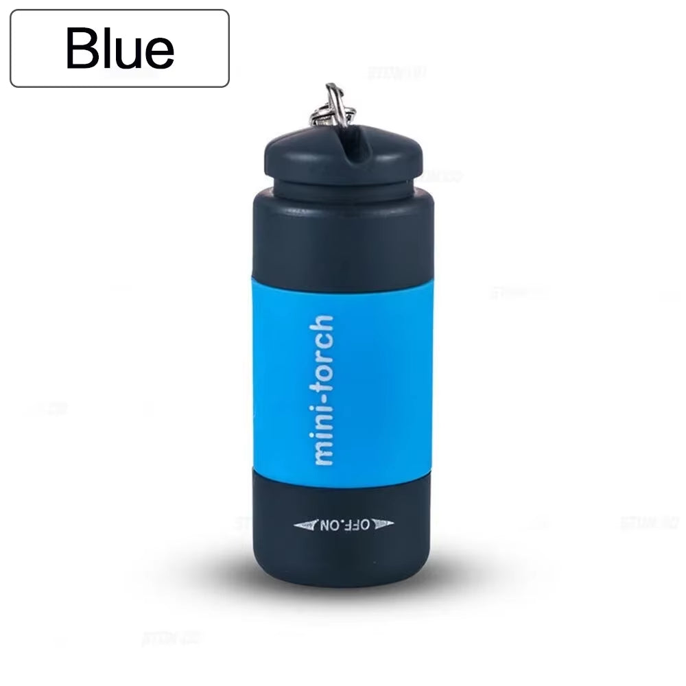 1PC Mini Keychain Flashlight USB Charging LED Light Stonego Flashlight Waterproof Keychain Light