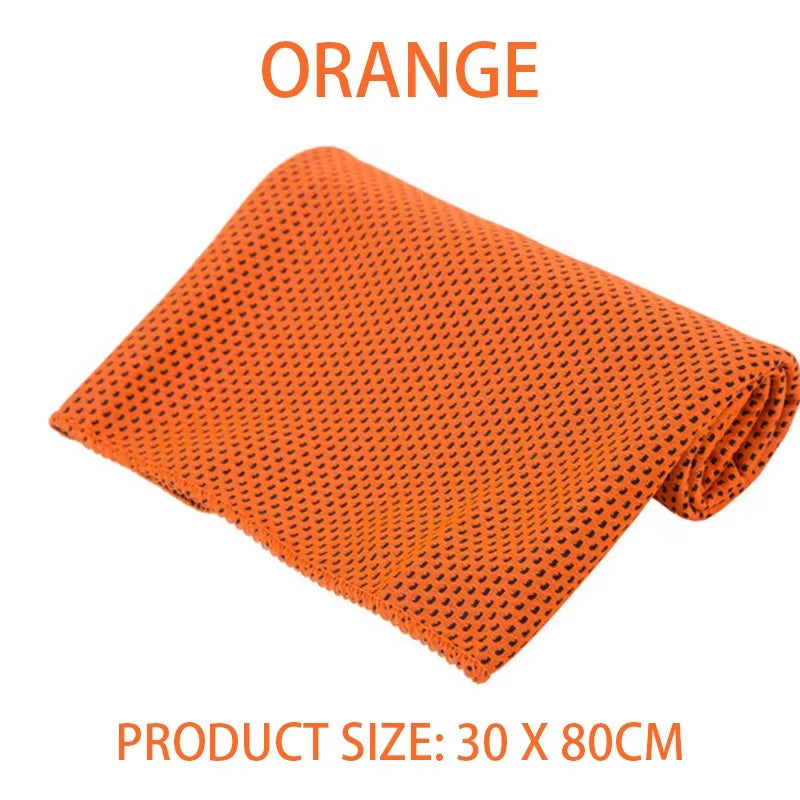 Outdoor Microfiber Quick Dry Sports Cooling Ice Towel Cold Sports Towel Fitness Cool Towel Camping