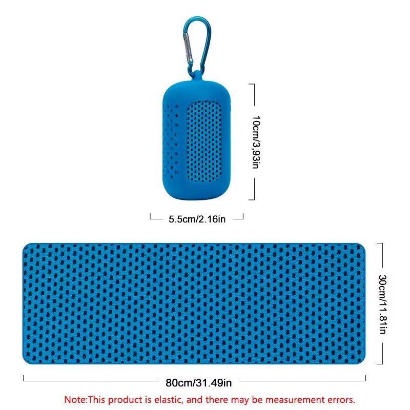 Outdoor Microfiber Quick Dry Sports Cooling Ice Towel Cold Sports Towel Fitness Cool Towel Camping