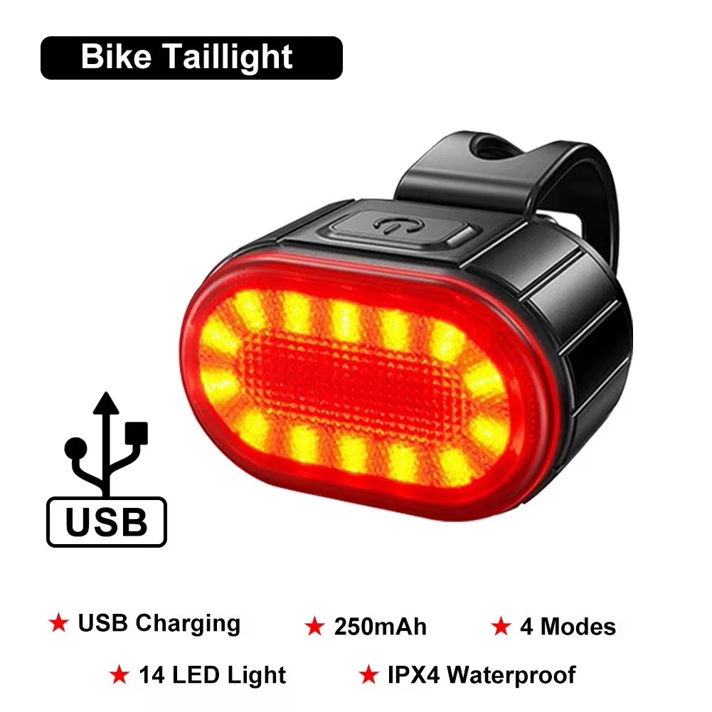 Bike Lighting Front and Rear Lights Bicycle Lamp Led Cycling Light Bike Flashlight for Bicycle Front Taillight Lantern