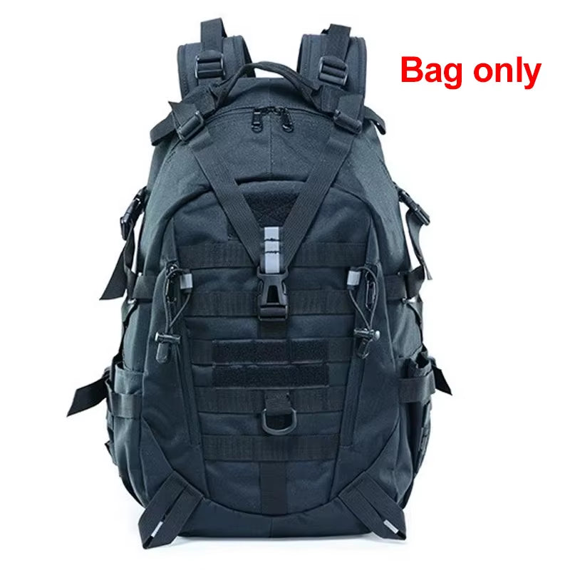 Camping Backpack Men'S Bag Travel Bags Tactical Molle Climbing Rucksack Hiking Outdoor Reflective Shoulder Fishing Laptop Bag