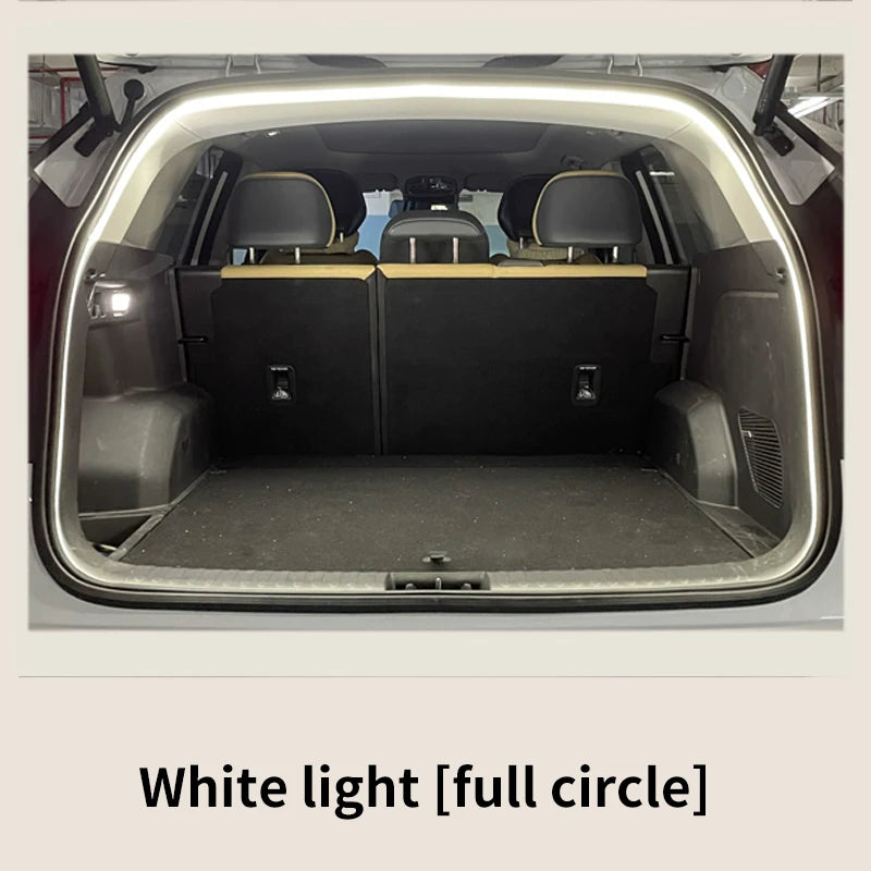 Car Trunk Lights, Automatic Induction Lights, LED Lights with Tailgate Lights, Car Reading Lights, and Interior Lights