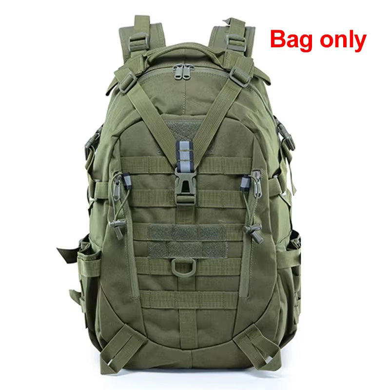 Camping Backpack Men'S Bag Travel Bags Tactical Molle Climbing Rucksack Hiking Outdoor Reflective Shoulder Fishing Laptop Bag