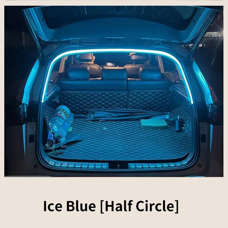 Car Trunk Lights, Automatic Induction Lights, LED Lights with Tailgate Lights, Car Reading Lights, and Interior Lights
