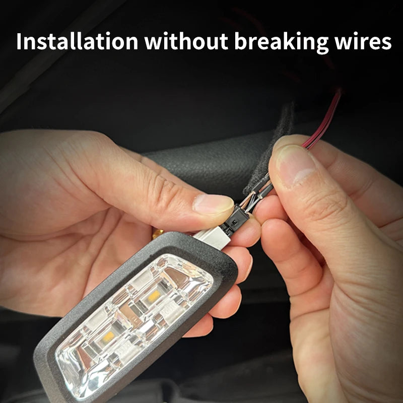 Car Trunk Lights, Automatic Induction Lights, LED Lights with Tailgate Lights, Car Reading Lights, and Interior Lights