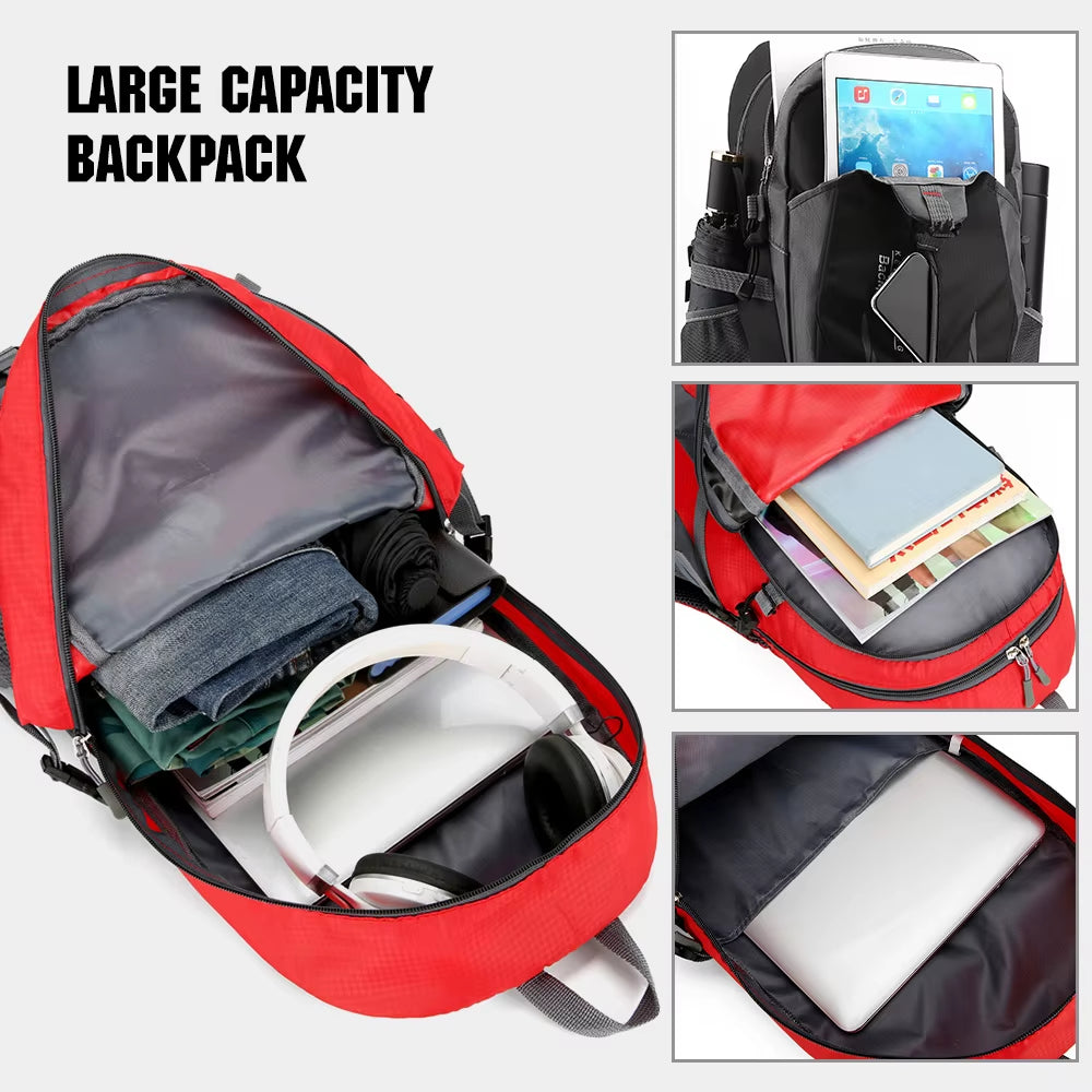 Hiking Backpack 40L Waterproof Lightweight Outdoor Hiking Trekking Daypack Travel Backpack for Men Women Mountaineering Backpack