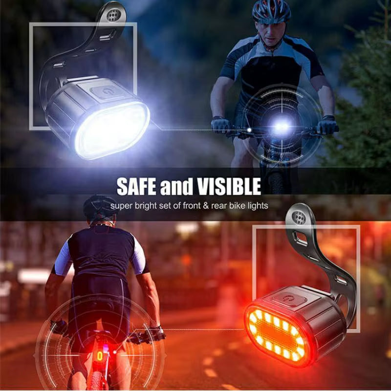 Bike Lighting Front and Rear Lights Bicycle Lamp Led Cycling Light Bike Flashlight for Bicycle Front Taillight Lantern