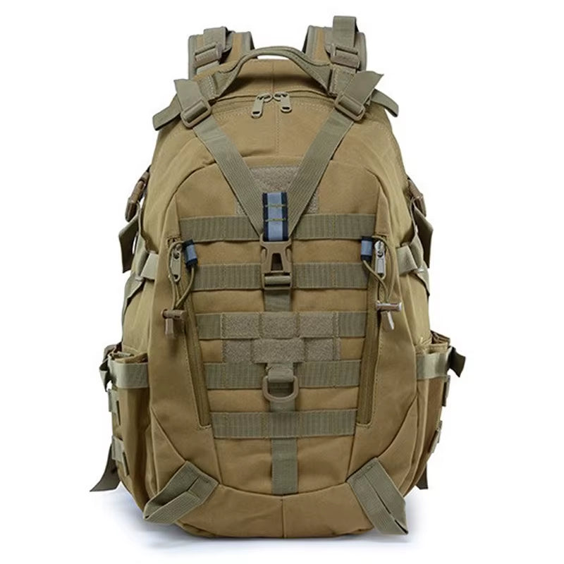 Camping Backpack Men'S Bag Travel Bags Tactical Molle Climbing Rucksack Hiking Outdoor Reflective Shoulder Fishing Laptop Bag
