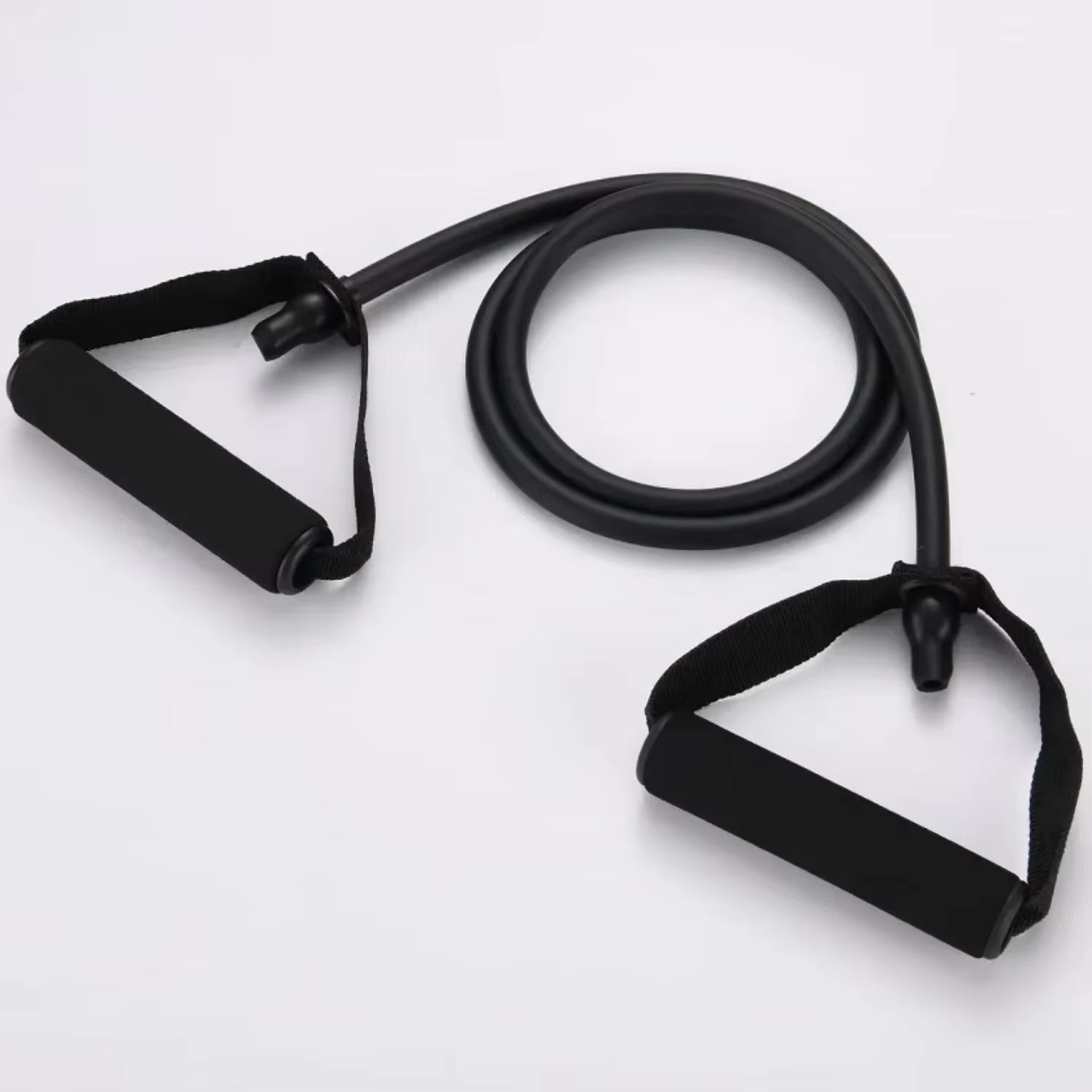 Resistance Band with Handles Yoga Drawstring Elastic Fitness Workout Tube Band Workout Strength Training