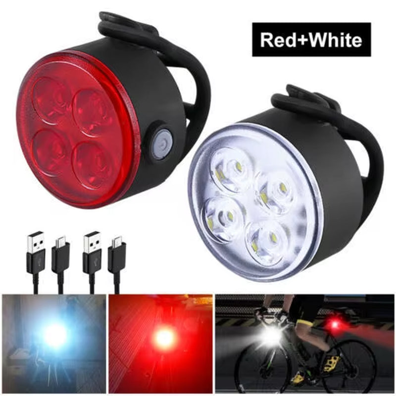 Bike Lighting Front and Rear Lights Bicycle Lamp Led Cycling Light Bike Flashlight for Bicycle Front Taillight Lantern