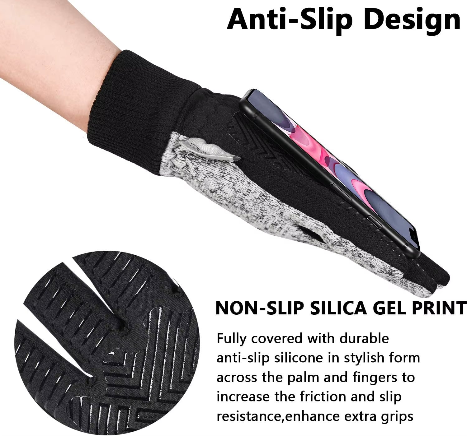 Winter Gloves -10℃ 3M Thinsulate Thermal Gloves Coldproof Warm Running Gloves Touchscreen Road Bike Cycling Gloves for Men Wome