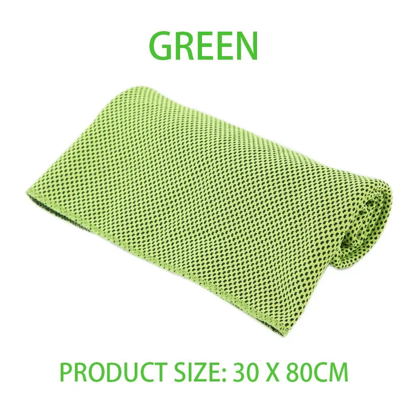 Outdoor Microfiber Quick Dry Sports Cooling Ice Towel Cold Sports Towel Fitness Cool Towel Camping